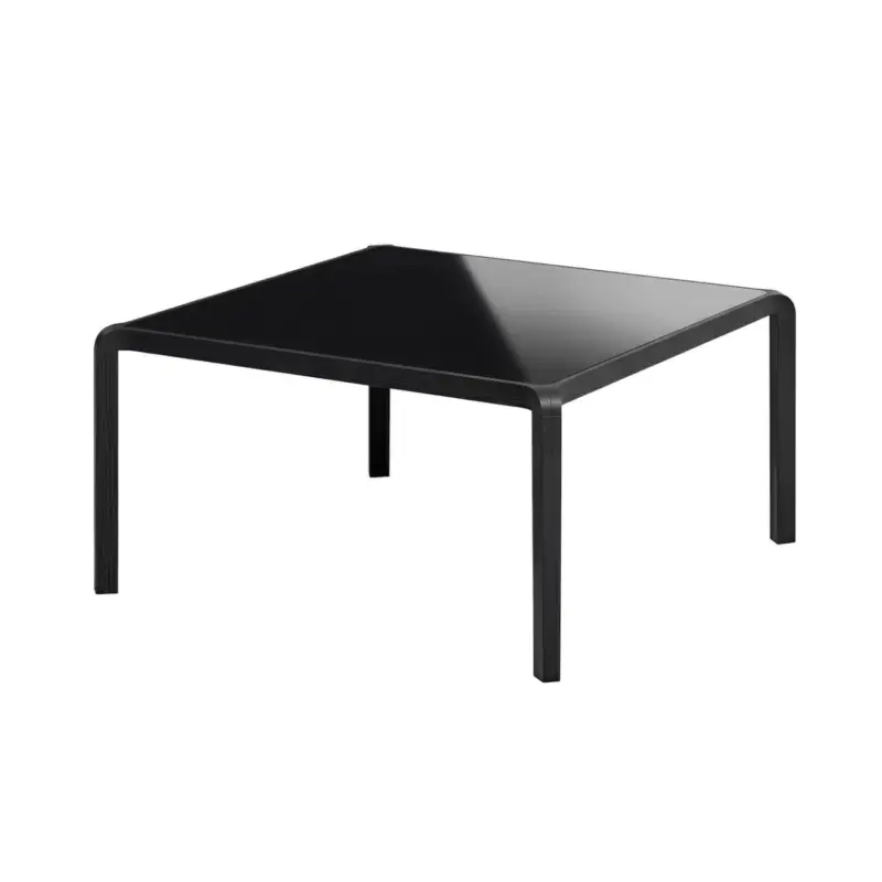 Affaire À Saisir Table CAMPA 150 x150 Noir/ Verre NoirZANOTTA