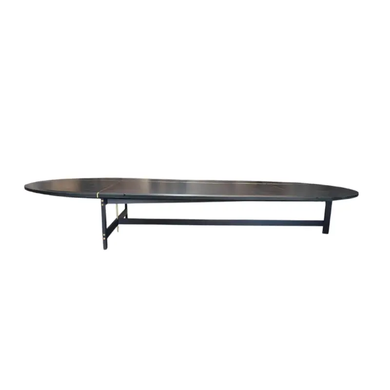 Commander Maintenant Table basse PLACÉ cuir NoirBAXTER MADE IN ITALY