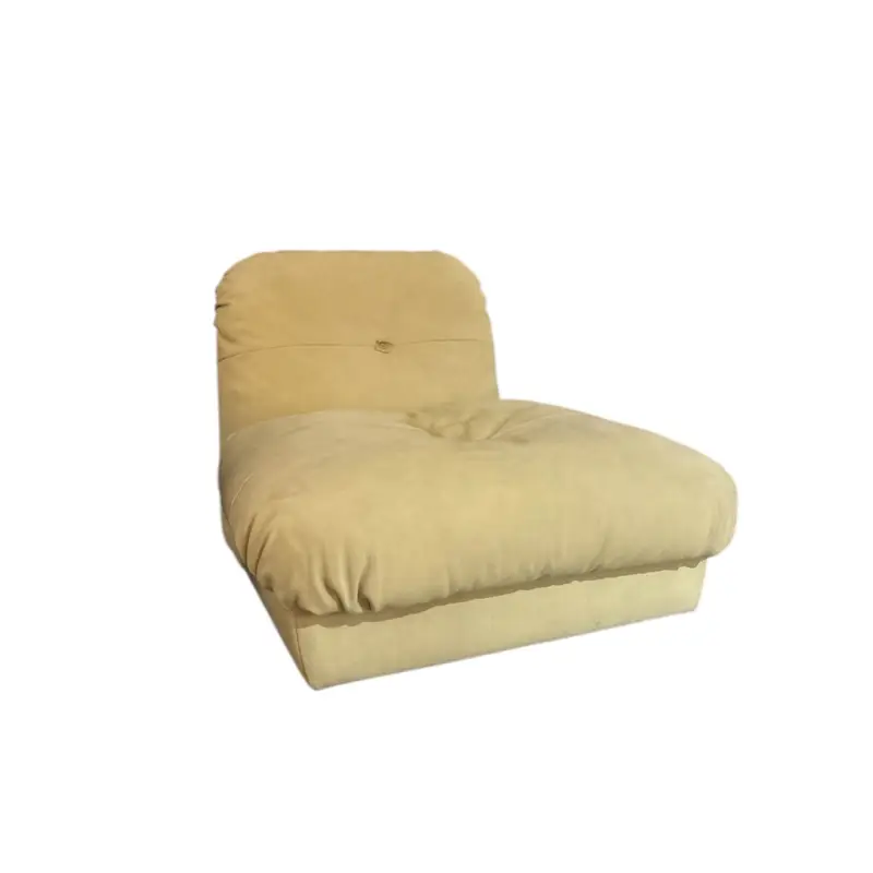 Prix Choc Easy chair MILANO Kashmir Camomille LeatherBAXTER MADE IN ITALY