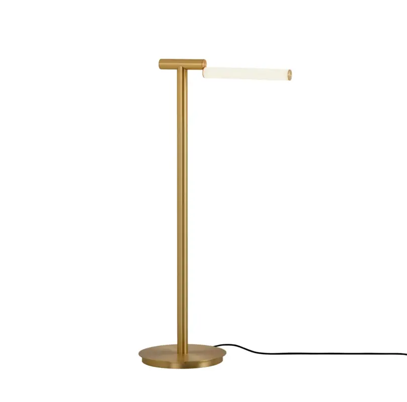 Signal Pivot Lampadaires LED Laiton satiné Paiement Sécurisé