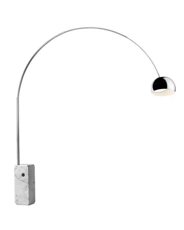 Offre Limitée Arco Lampadaires Argent LED