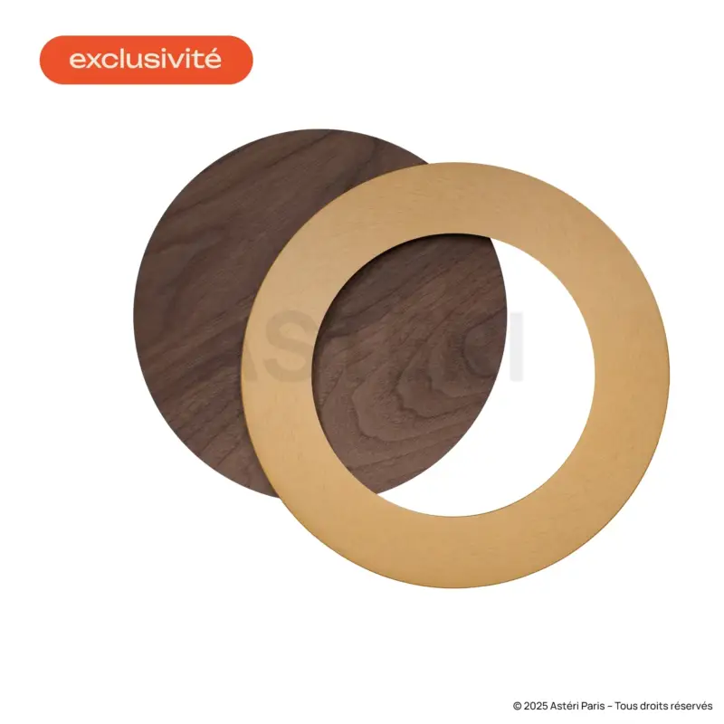 Commander Vite Vera Bois 31cm Appliques – Exclusivité Astéri