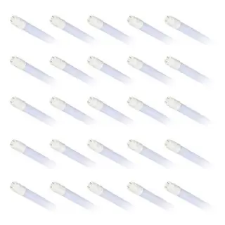 Lot de 25 Tubes LED T8 G13 150cm 20W Nano-Plastic V-TAC VT-1577 Dernier Modèle