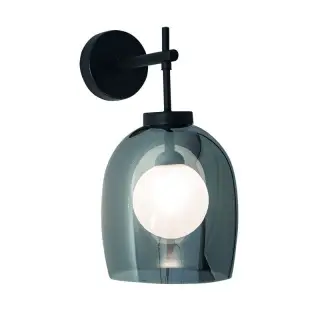 Applique Murale Intérieure Pour Ampoule LED G9 Noir Sablé ZAMBELIS 22052 FS Pas Cher