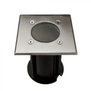 Encastré de Sol Carré IP65 Pour Ampoule LED GU10 Argenté V-TAC VT-7677 Prix Choc