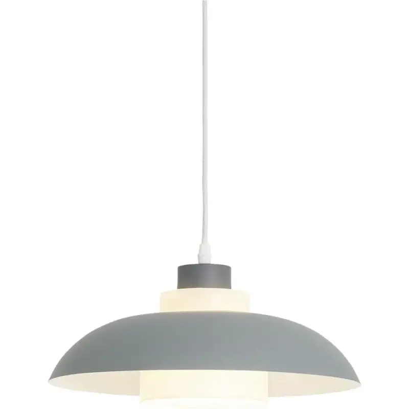 Lumimart | Suspension Clemente Gris/Blanc Métal 30 cm 120 cm Certifié