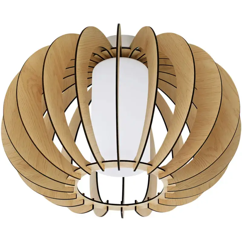 Lumimart | Lampe de plafond Stellato 1 Blanc Acier/Bois 28 cm Promotion