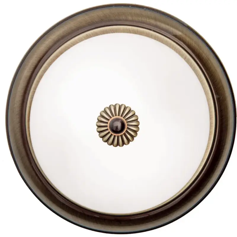 Bon Marché Lumimart | Lampe de plafond Empire Verre/Laiton 26 cm 11 cm