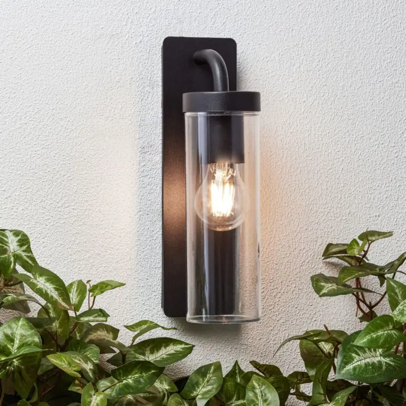 Applique exterieur AOSTA 1x25W E27 Noir depoli Promotion