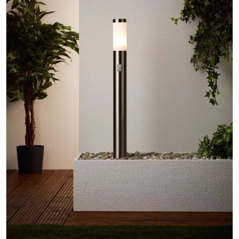 Meilleure Vente Potelet extérieur BOLE acier 12x0,07W capteur IR