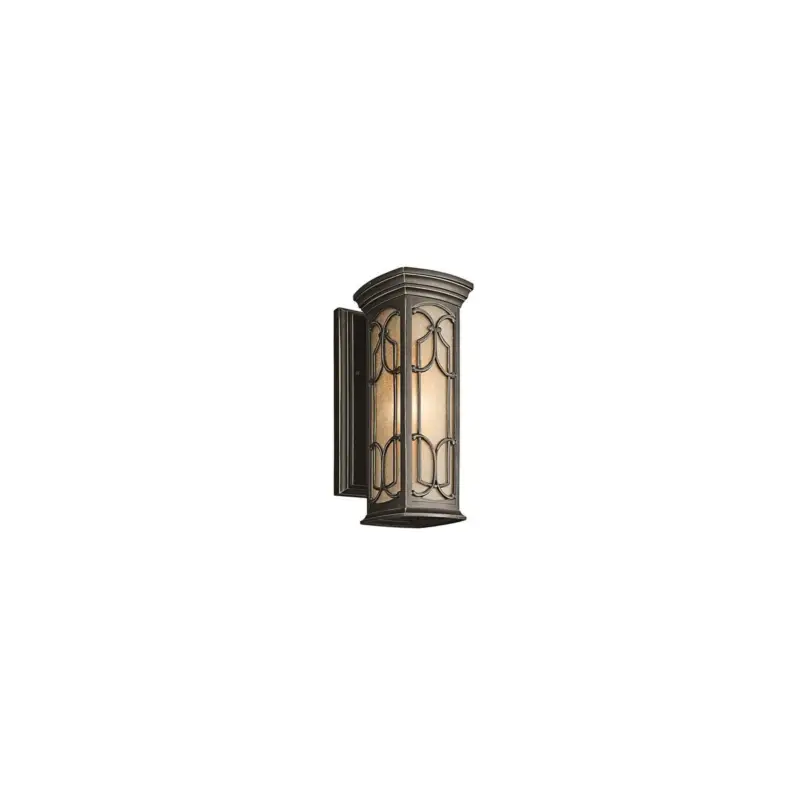 Applique Murale Franceasi H 36,8cm 1x100W bronze foncé Bon Plan