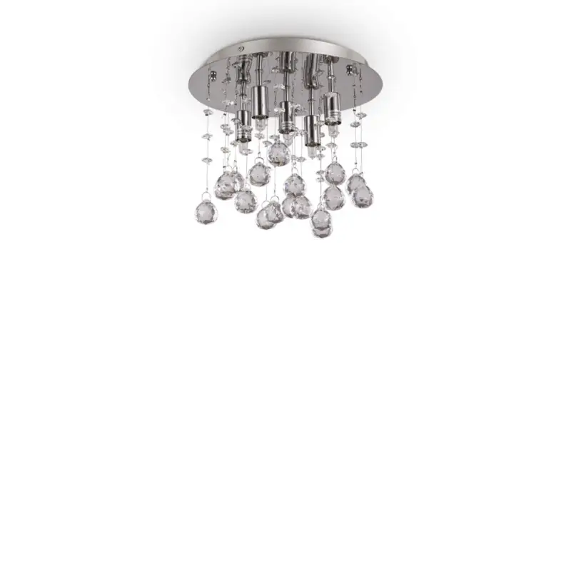 Vente Directe Plafonnier MOONLIGHT Chrome 5x40W