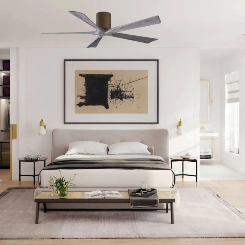 Ventilateur de Plafond Irene-5H 152cm Noyer Bois Vieilli Offre Limitée