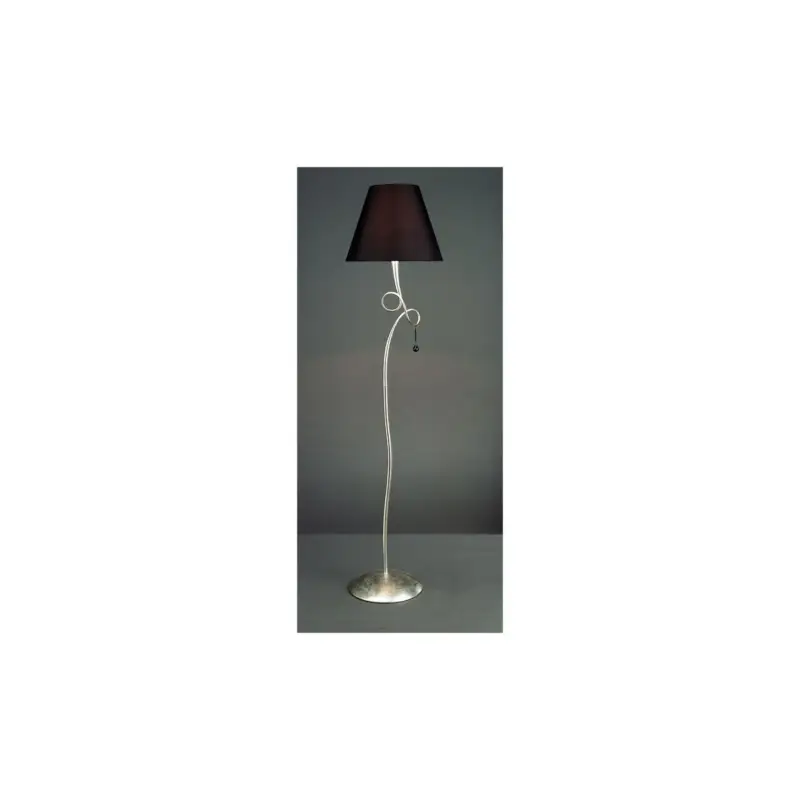 Nouvelle Collection Lampadaire PAOLA Argenté 1x60W