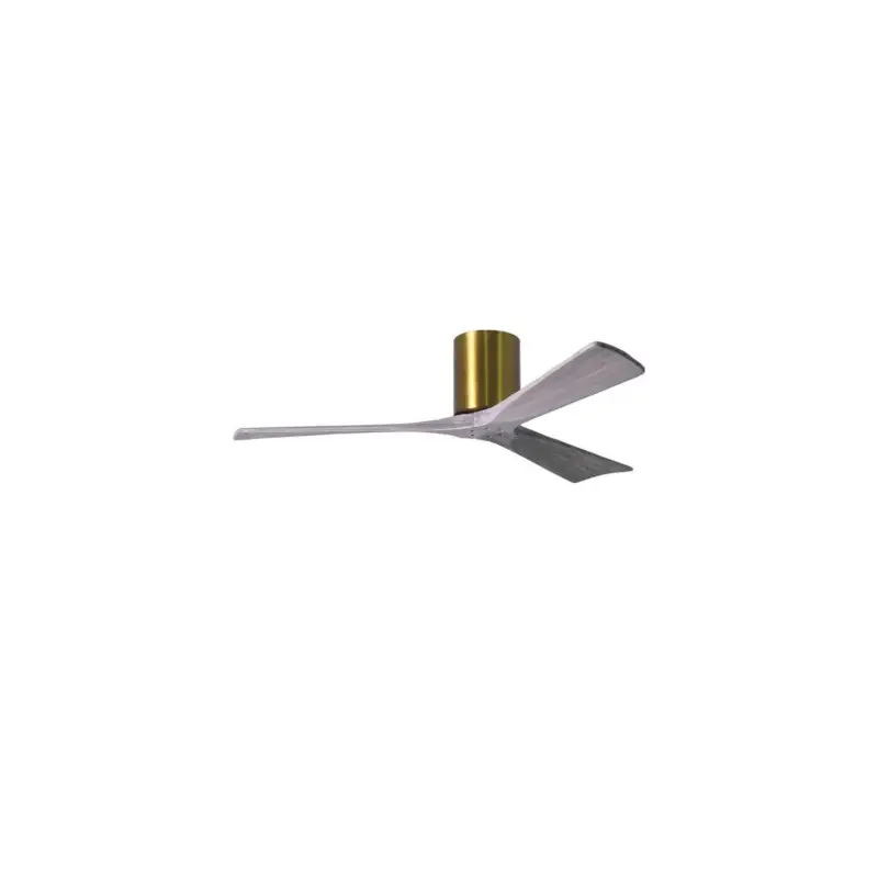 Ventilateur de Plafond Irene-3H 132cm Laiton Bois vieilli Achat Immédiat