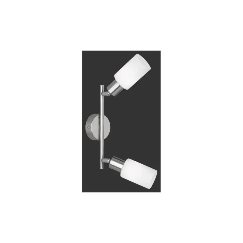 Plafonnier Mars Nickel Mat 2x40W E14 Réduction