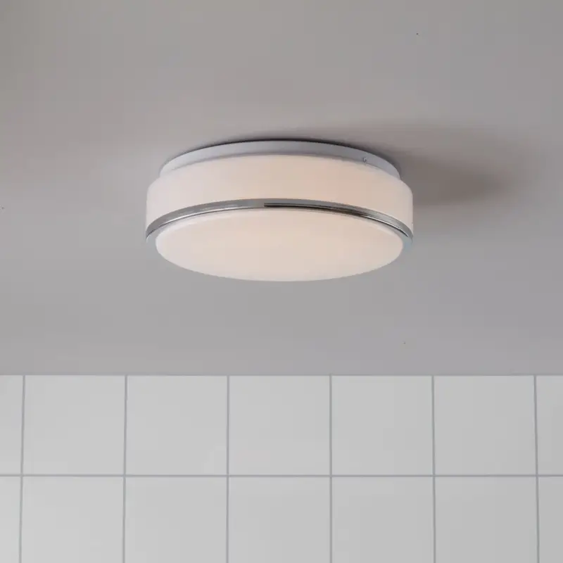 Marque Plafonnier Plat Global 1x9W LED Blanc