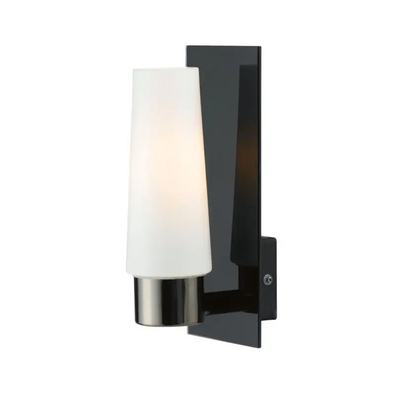 Marque Applique Murale Brastad 1x40W E14 Noir Blanc
