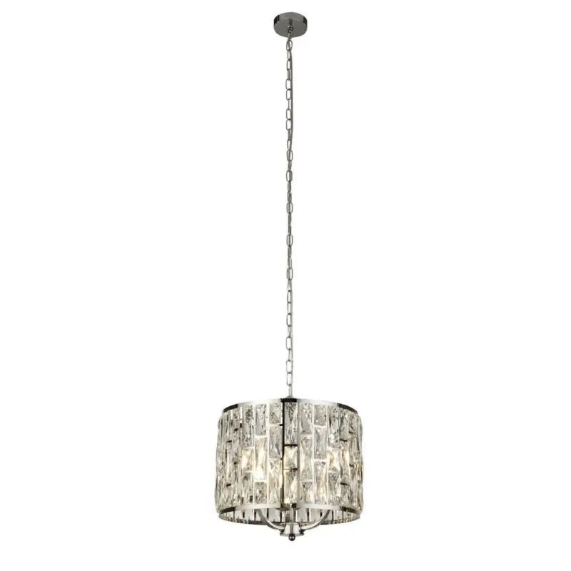Produit De Marque Suspension Bijou 3x40W E14 Chrome
