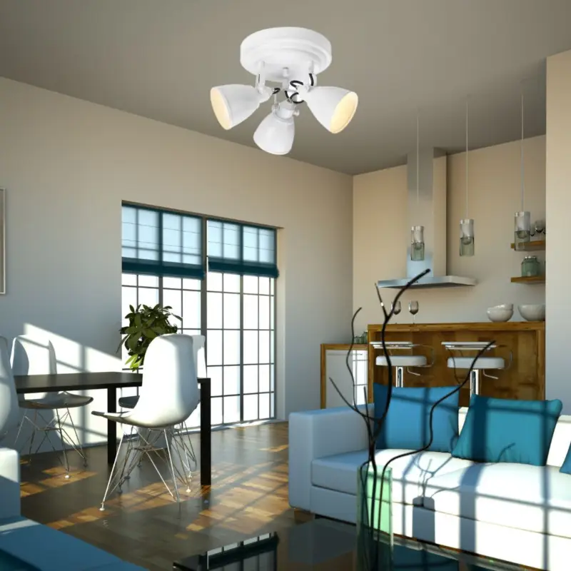 Offre Limitée Plafonnier Fjallbacka 3x20W G9 Blanc