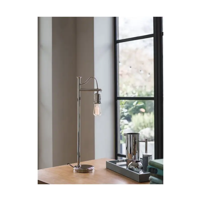 Lampe Douille 1x60W Nickel Poli Vente Flash