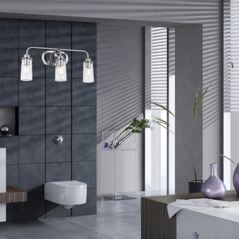 Super Prix Applique Salle de Bain Braelyn 3x40W E27 Chromé
