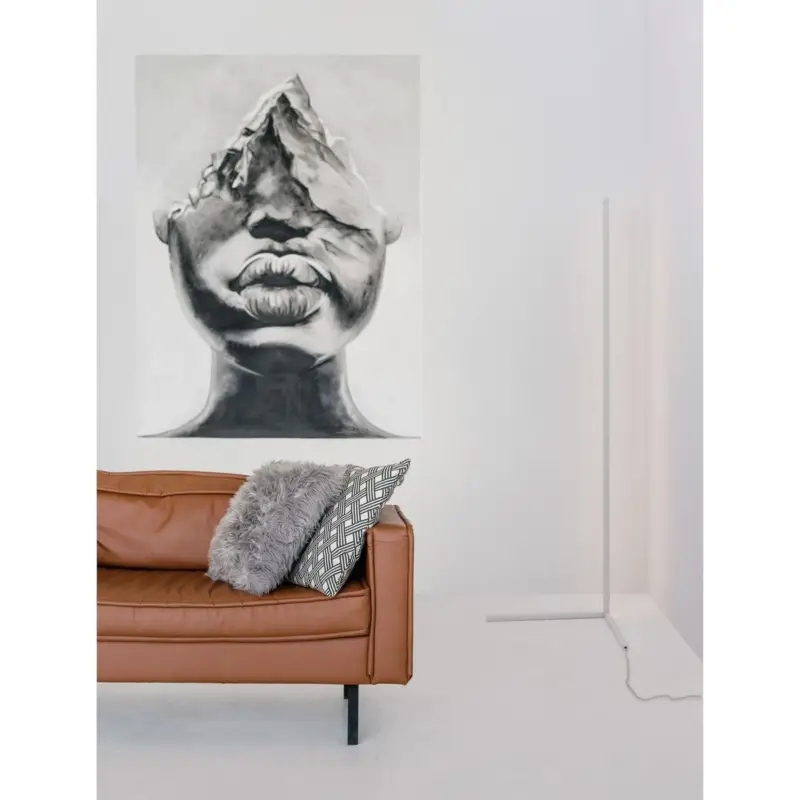 Quantité Limitée Lampadaire Tube V-Line 18W LED Blanc
