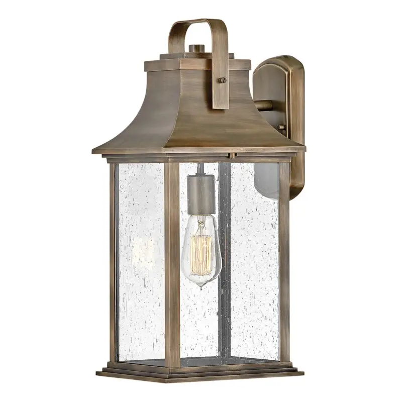 Achetez Aujourd'hui Applique Extérieur Grant 1x60W E27 Bronze bruni H483mm