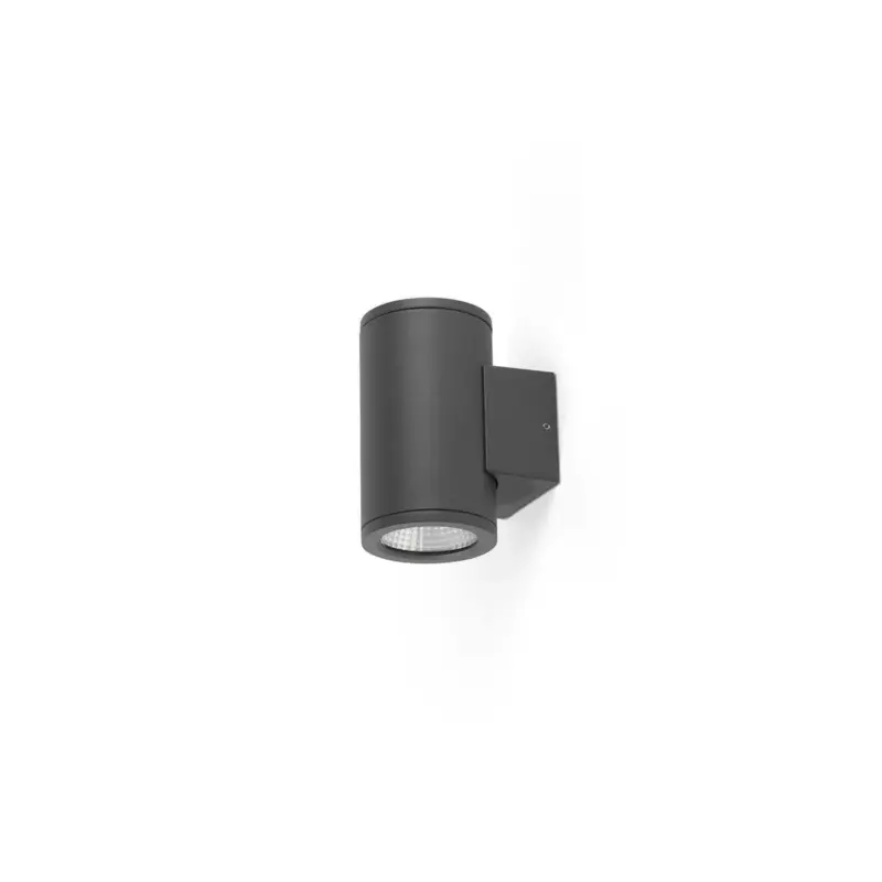 Applique murale TOND 2L 2x6W COB LED Gris Foncé 2700K Meilleur Choix