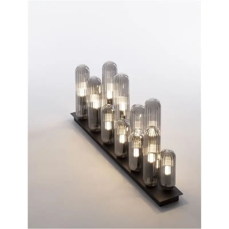 Plafonnier GUSTAVE 12x5W G9 Gris Vente Directe