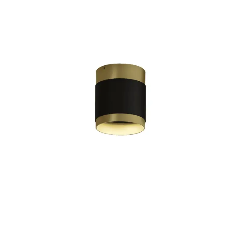 Prix Bas Plafonnier Lux 1X18W LED COB Or - Noir