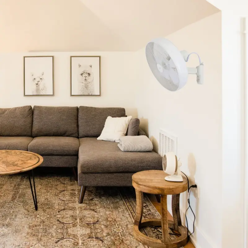 Ventilateur mural Breeze Wall Fan Blanc Prix Cassé