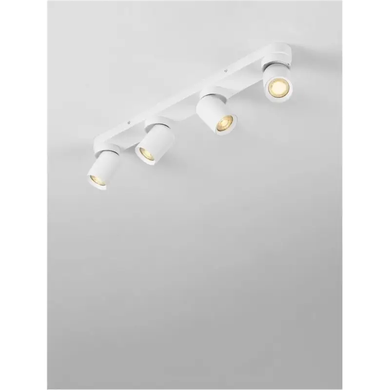 Vente Directe Plafonnier AMECY Blanc 4x10W LED L60