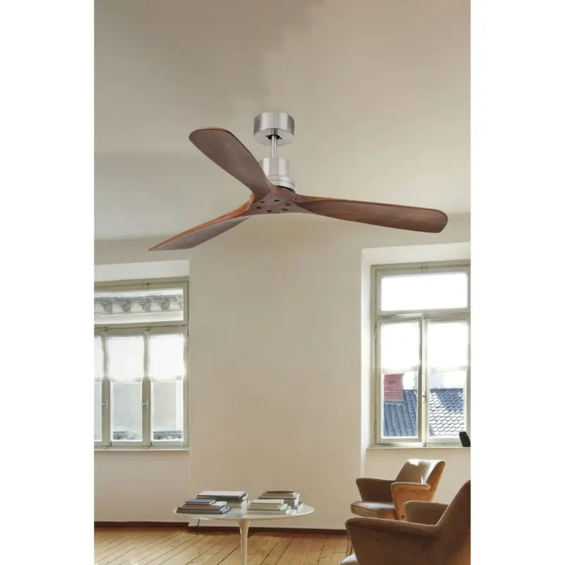 Ventilateur Plafond LANTAU L 132cm Nickel Satiné Pin Acheter En Ligne