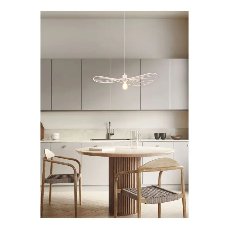 Jusqu'à Épuisement Des Stocks Suspension CHAPEAU 1x40W Blanc mat