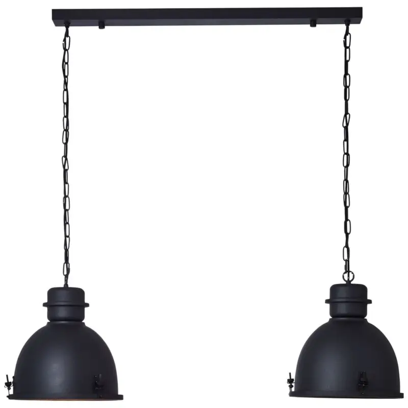 Suspension KIKI 2x52W E27 Noir mat Prix Réduit