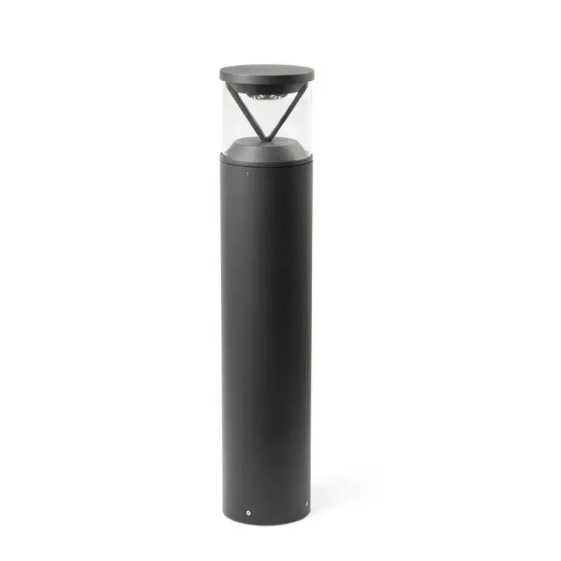Borne Potelet Extérieur RUSH 20W COB LED Gris Foncé 4000K 360º Promotion