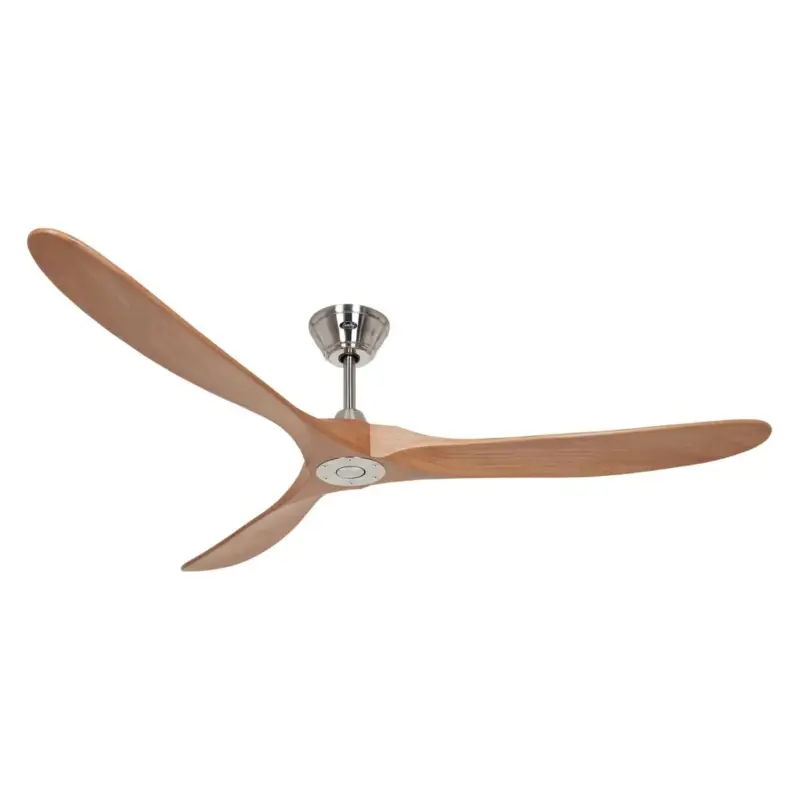 Seulement Aujourd'hui Ventilateur Plafond Eco Genuino 180cm Chromé Chêne