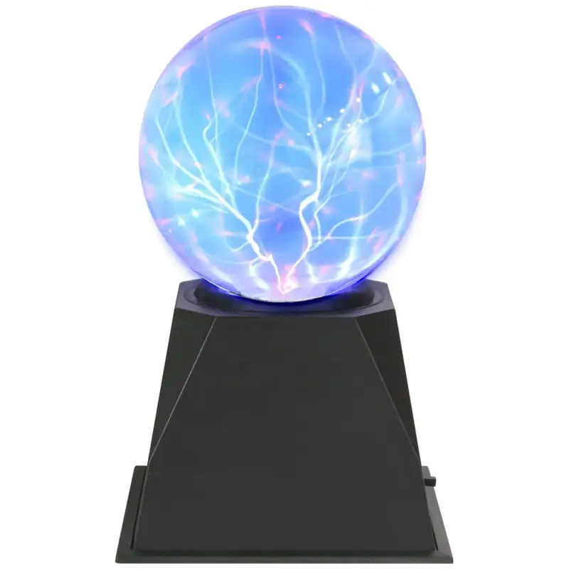 Prix Cassé Boule de Plasma Magique 10cm, Lampe Plasma Boule de 4 Pouces, lumière à plasma sensible au toucher, Branchez Veilleuse Rétro, Cadeau de Nouveauté pour les fêtes d'enfants, décoration