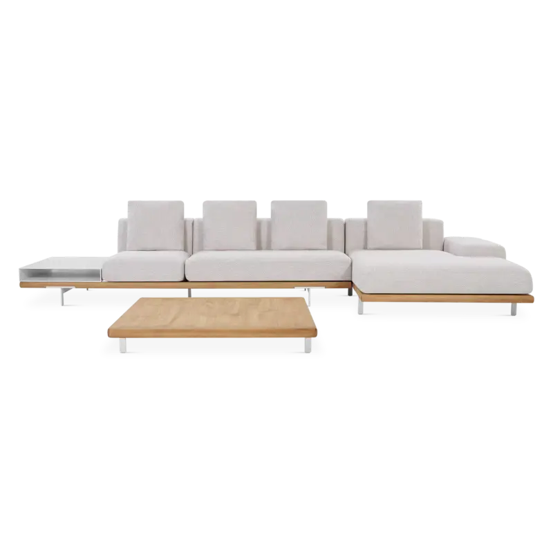 Prix Promo Ensemble modulaire, fauteuil et table basse Allure