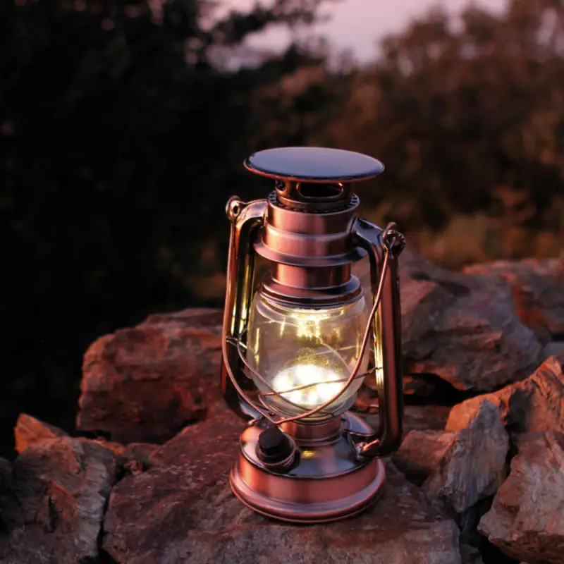 Marque Lampe tempête solaire/USB