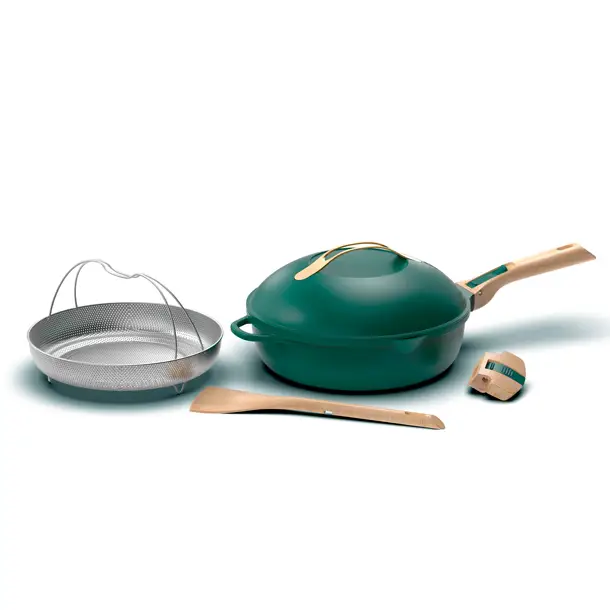 Jusqu&rsquo;à Épuisement Des Stocks Poêle 8 en 1 La Fabuleuse 28 cm Vert