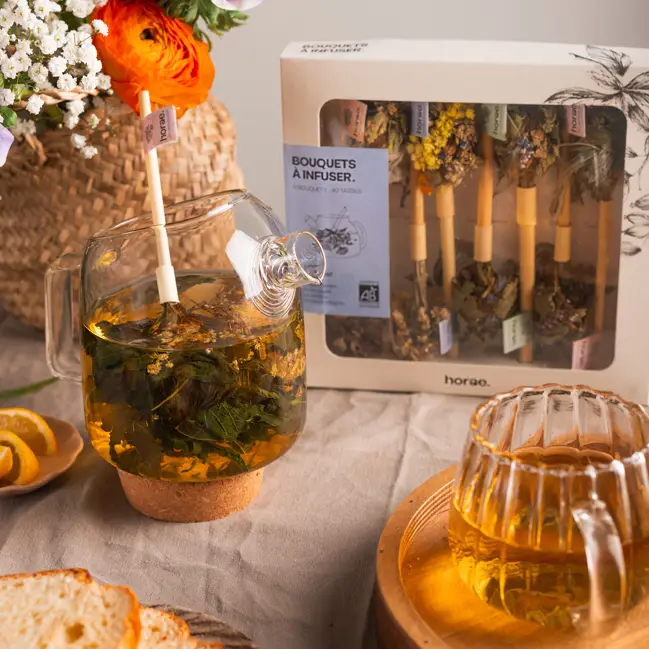 8 bouquets de fleurs séchées à infuser Marque