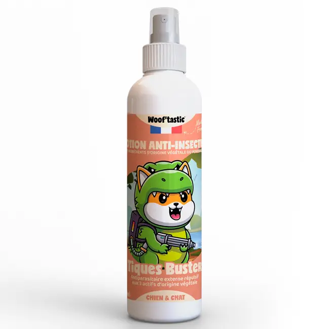 Spray anti-tiques pour chien Réduction