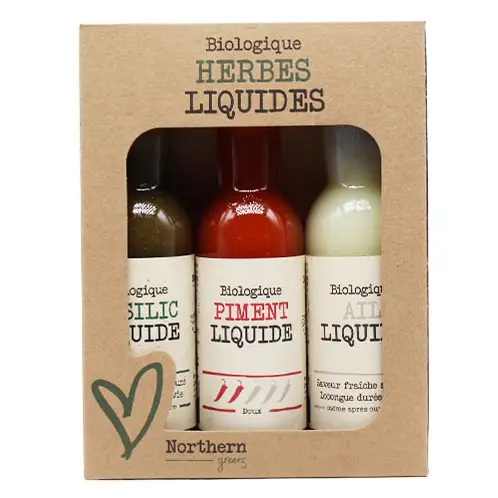 Soldes Coffret 3 herbes aromatiques liquides