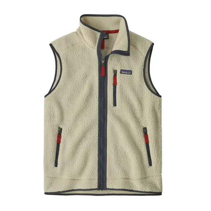 Polaire unisexe sans manches polyester recyclé beige Patagonia S Populaire