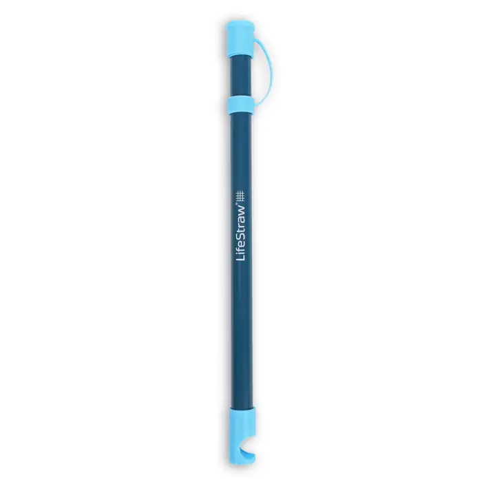 Dernier Modèle Paille filtrante Lifestraw SIP élimine bactéries parasites et microplastiques Bleu foncé