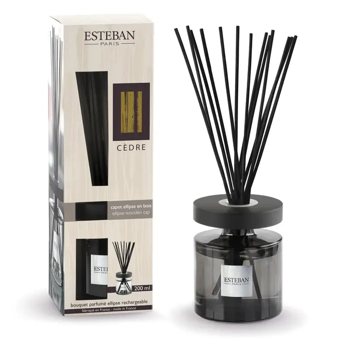 Livraison Express Bouquet parfumé capilla Cèdre rechargeable Esteban 200 ml