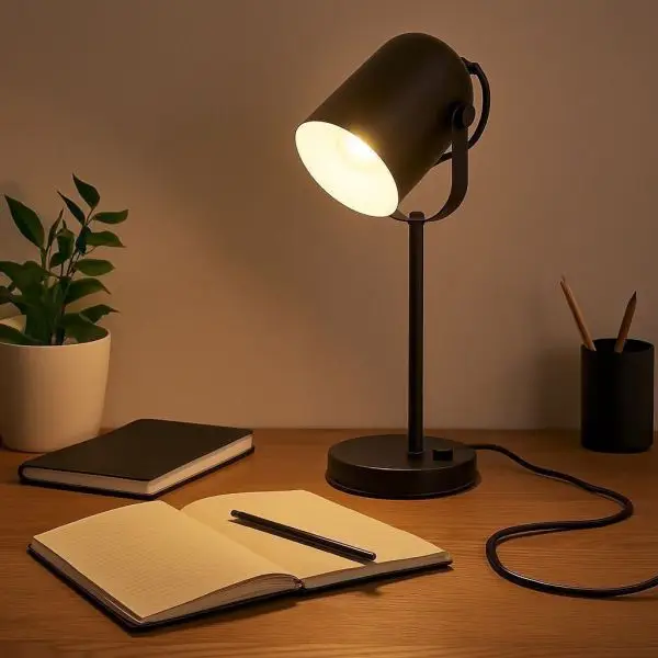 Satisfait Ou Remboursé Lampe de bureau vintage E27 avec 1M50 de câble