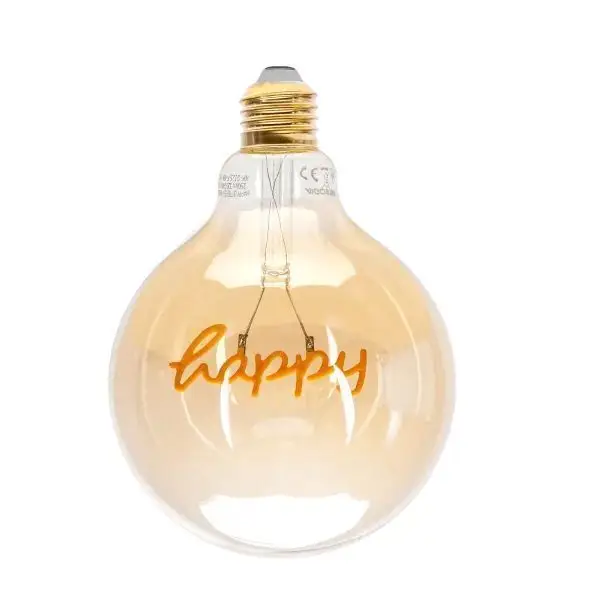 Prix Réduit Ampoule LED E27 (Happy) Ambrée Filament Déco 4W 1800K
